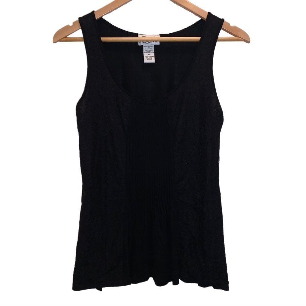 Emma G Black Lace Tank Top